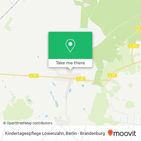 Kindertagespflege Löwenzahn map