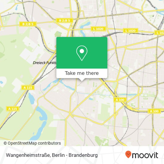 Wangenheimstraße map