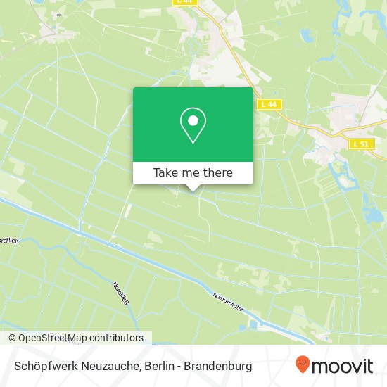 Карта Schöpfwerk Neuzauche