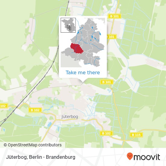 Jüterbog map
