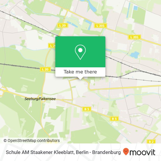 Schule AM Staakener Kleeblatt map