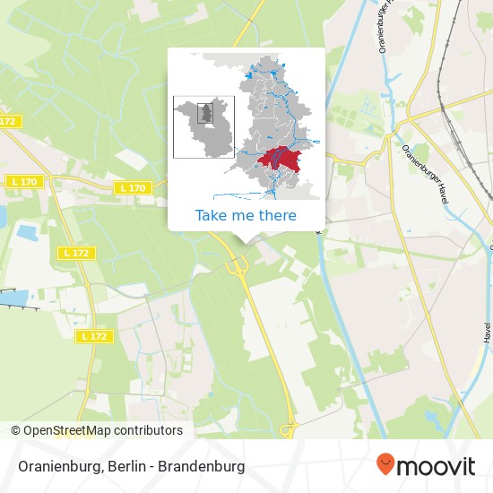 Oranienburg map