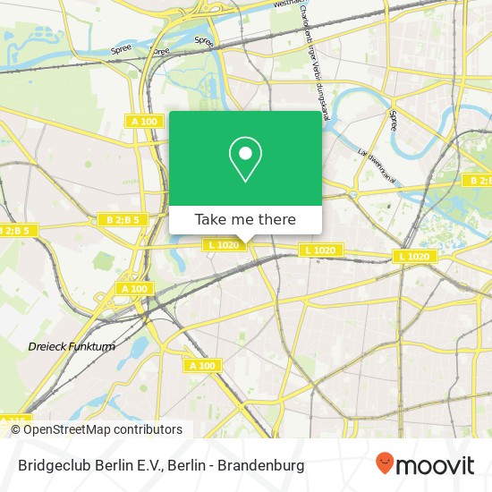 Bridgeclub Berlin E.V. map