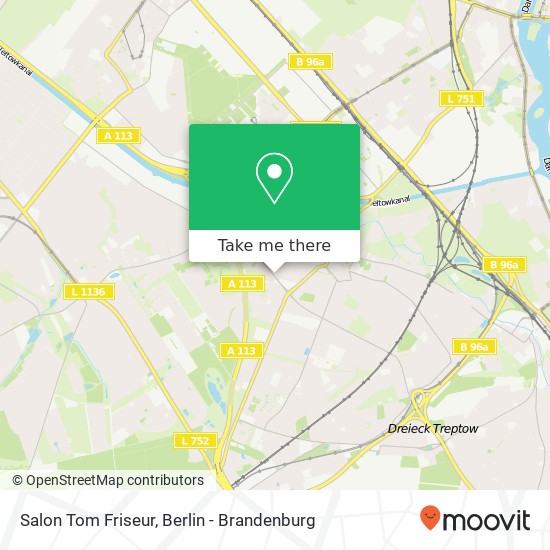 Salon Tom Friseur map