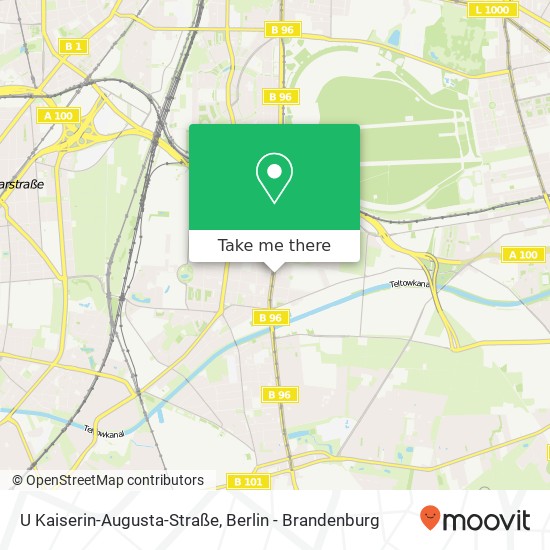 U Kaiserin-Augusta-Straße map