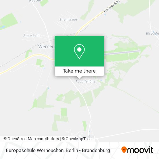 Europaschule Werneuchen map