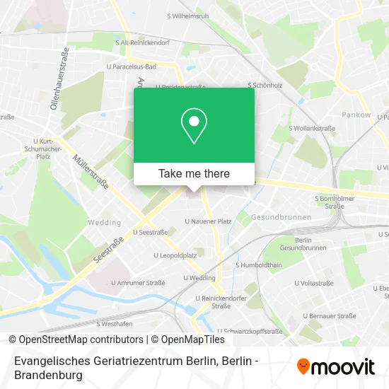Карта Evangelisches Geriatriezentrum Berlin