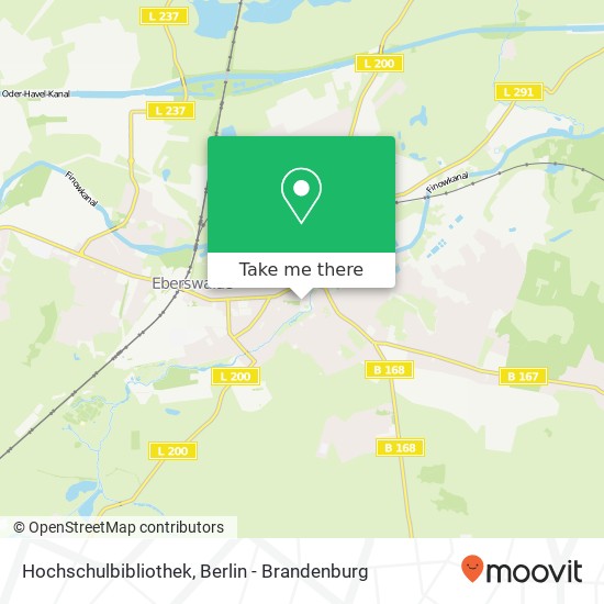 Hochschulbibliothek map