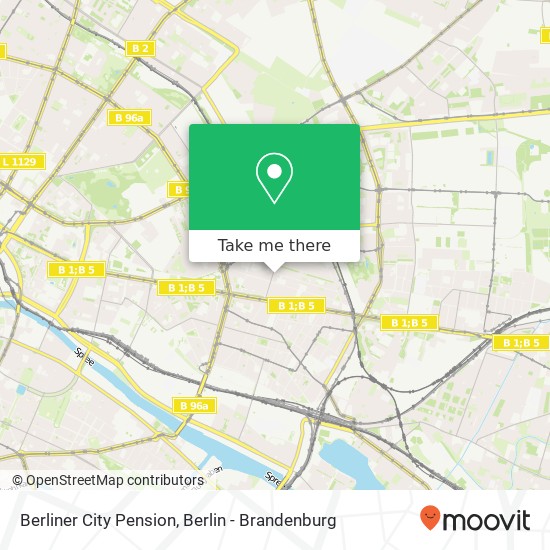 Berliner City Pension map