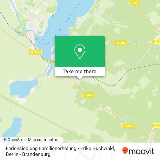 Feriensiedlung Familienerholung - Erika Buchwald map