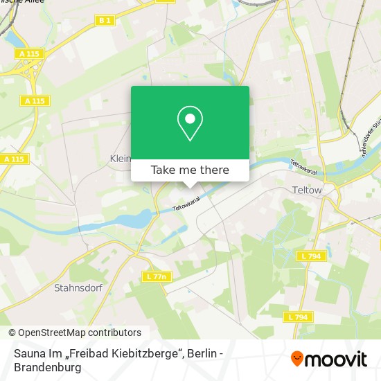 Sauna Im „Freibad Kiebitzberge“ map