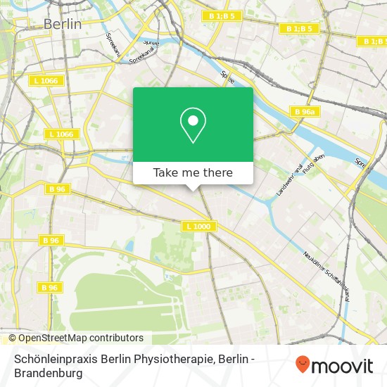 Schönleinpraxis Berlin Physiotherapie map