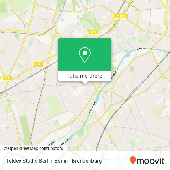 Teldex Studio Berlin map