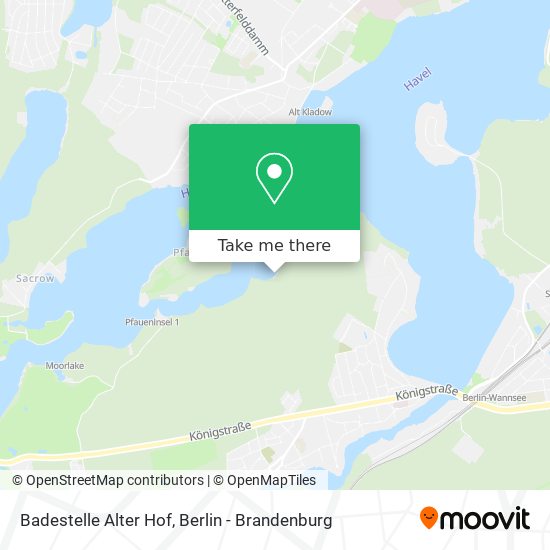 Badestelle Alter Hof map