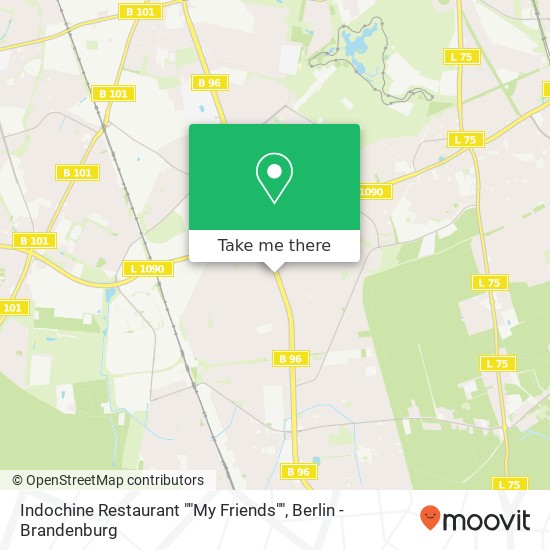 Indochine Restaurant ""My Friends"" map