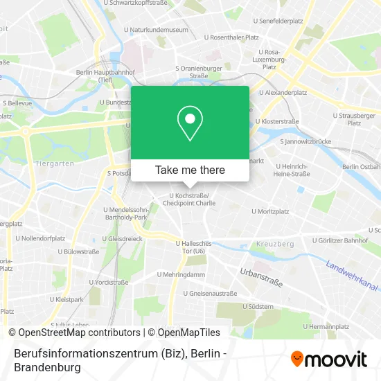 Карта Berufsinformationszentrum (Biz)