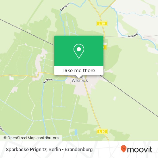 Sparkasse Prignitz map