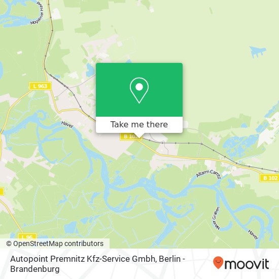 Autopoint Premnitz Kfz-Service Gmbh map