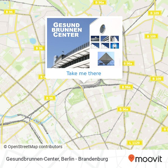 Gesundbrunnen-Center map