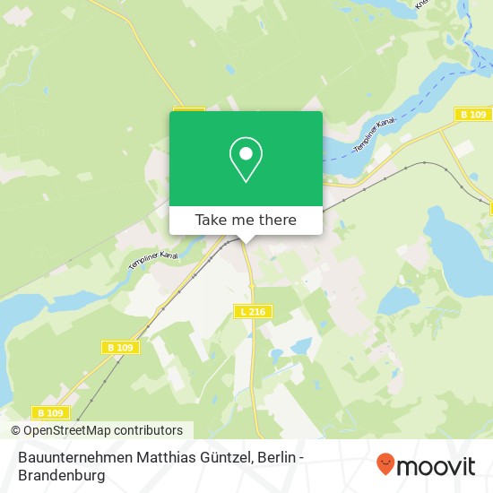 Bauunternehmen Matthias Güntzel map