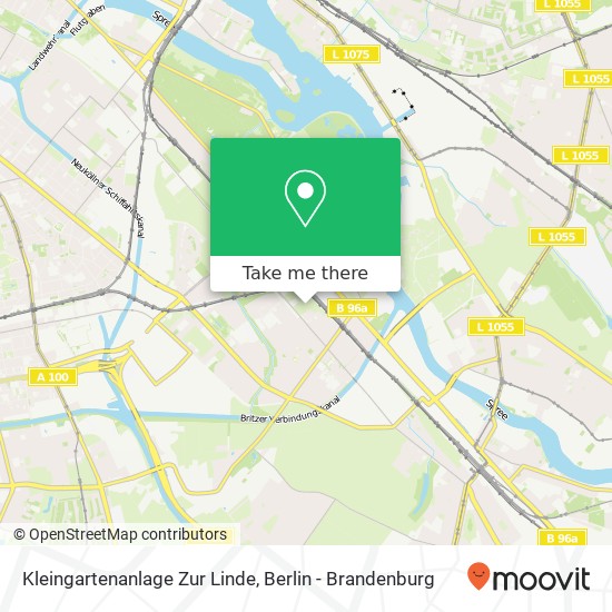Kleingartenanlage Zur Linde map