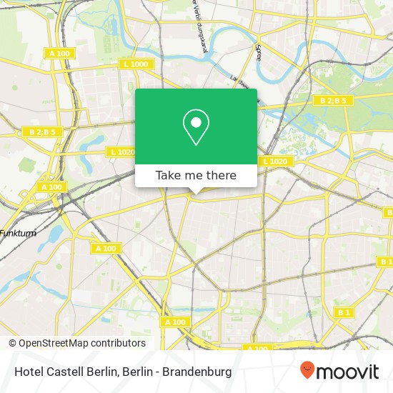 Hotel Castell Berlin map