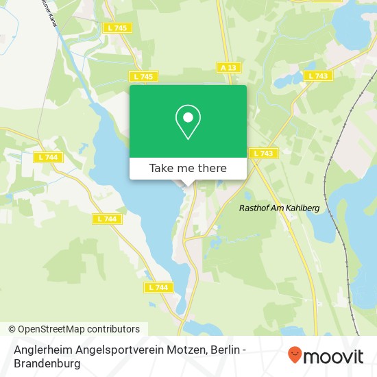 Anglerheim Angelsportverein Motzen map