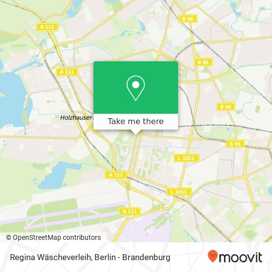 Regina Wäscheverleih map