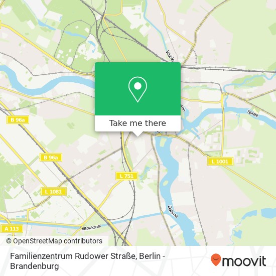 Familienzentrum Rudower Straße map