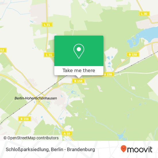 Schloßparksiedlung map