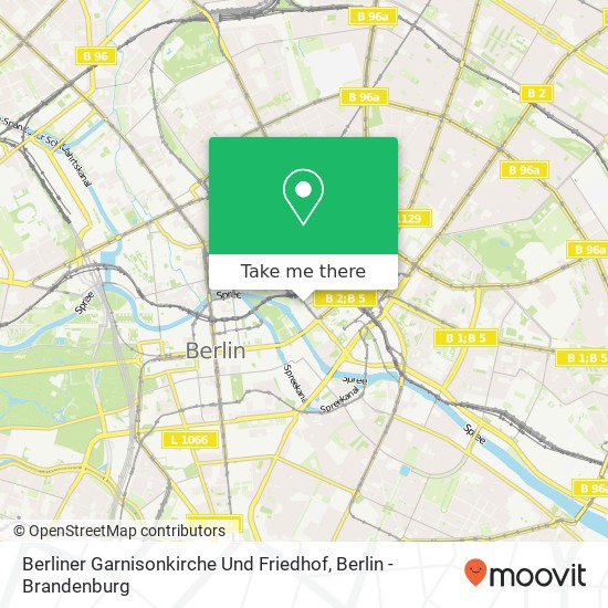 Berliner Garnisonkirche Und Friedhof map