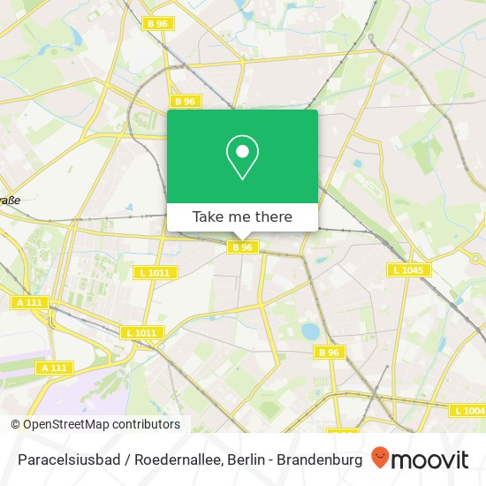 Карта Paracelsiusbad / Roedernallee