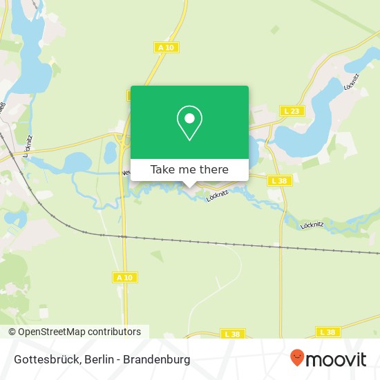 Gottesbrück map
