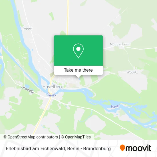 Карта Erlebnisbad am Eichenwald