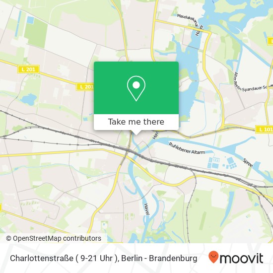 Карта Charlottenstraße ( 9-21 Uhr )