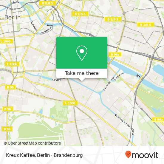 Карта Kreuz Kaffee