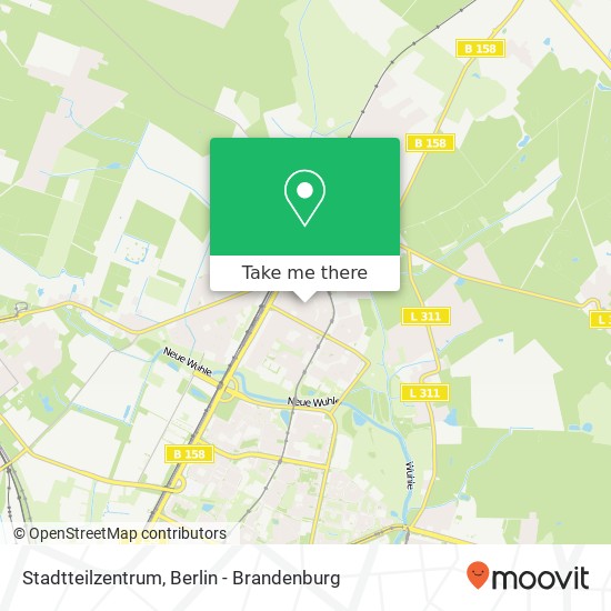 Stadtteilzentrum map