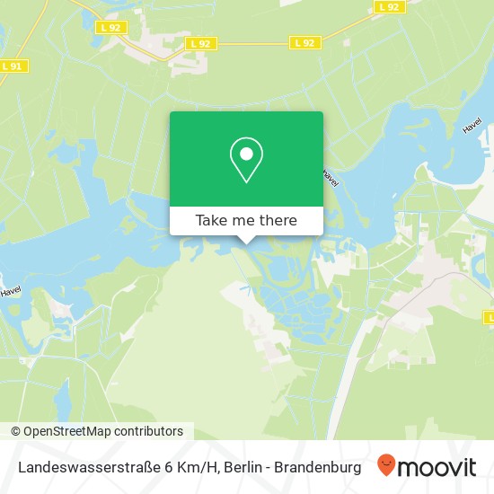 Landeswasserstraße 6 Km/H map