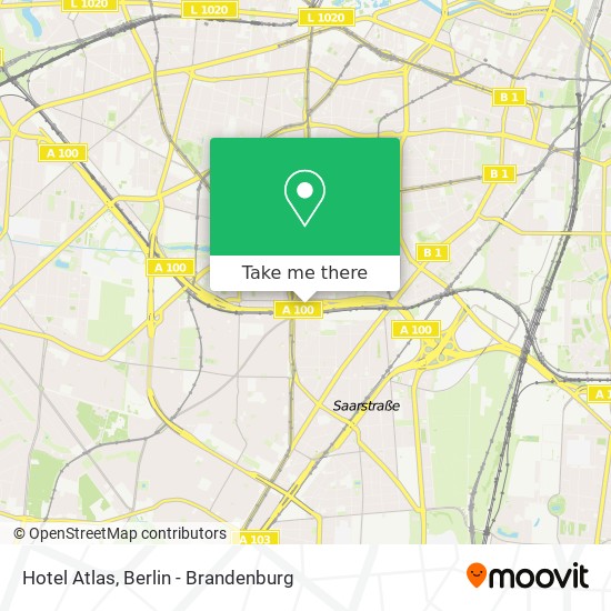 Hotel Atlas map