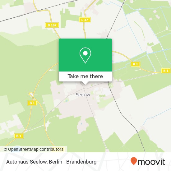 Autohaus Seelow map