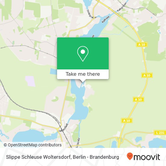Slippe Schleuse Woltersdorf map
