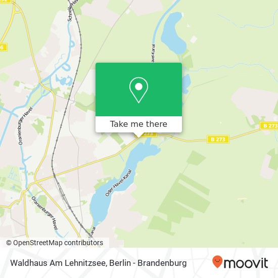 Карта Waldhaus Am Lehnitzsee