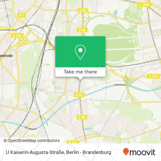 U Kaiserin-Augusta-Straße map