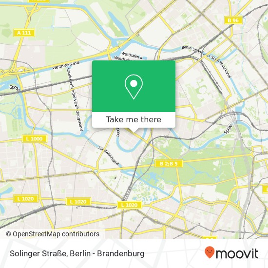 Карта Solinger Straße