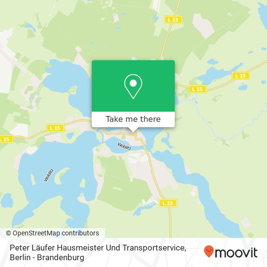 Карта Peter Läufer Hausmeister Und Transportservice