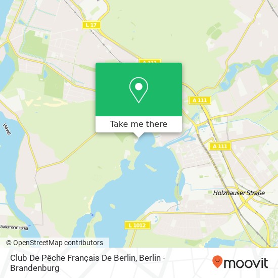 Club De Pêche Français De Berlin map