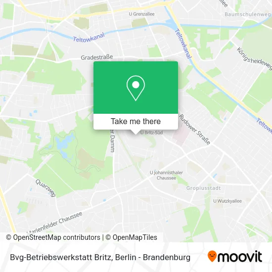 Карта Bvg-Betriebswerkstatt Britz