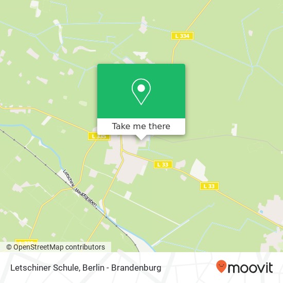 Letschiner Schule map