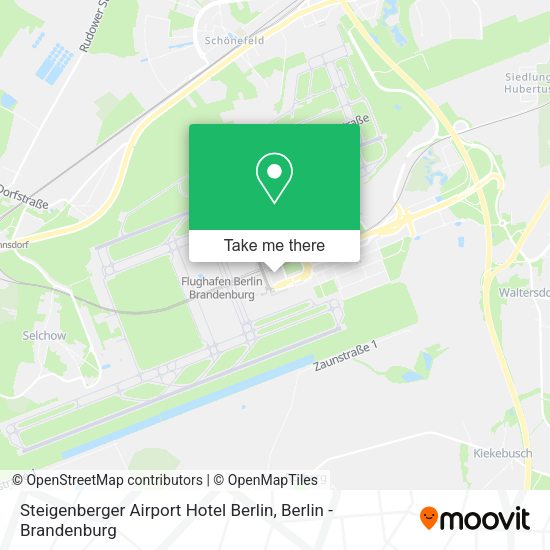 Steigenberger Airport Hotel Berlin map