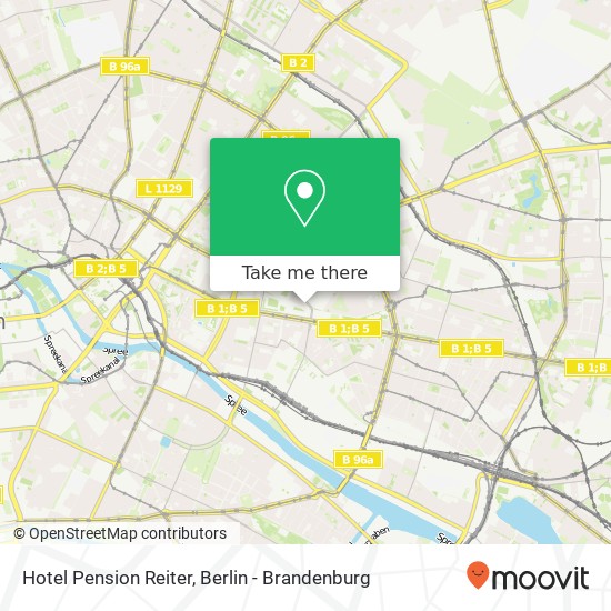 Hotel Pension Reiter map